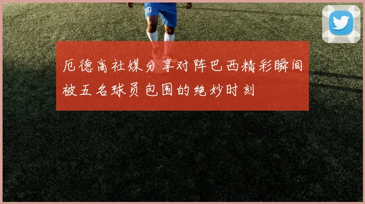 厄德高社媒分享对阵巴西精彩瞬间被五名球员包围的绝妙时刻